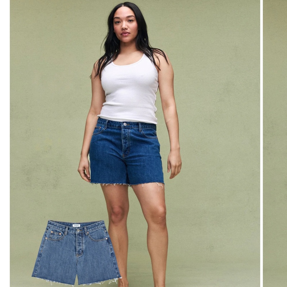 Classic Blue Denim Jean Shorts - Picture 3 of 3